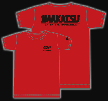 IK-306 IMAKATSU POCKET T-SHIRT (7) レッド×ブラック
